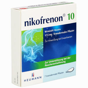 Nikofrenon 10 Heumann 17.5 Mg Pflaster Transdermal 7 Stück - ab 0,00 €