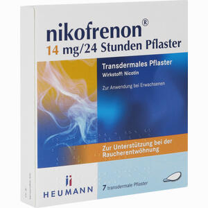 Nikofrenon 14 Mg/24 Stunden Pflaster 7 Stück - ab 8,28 €