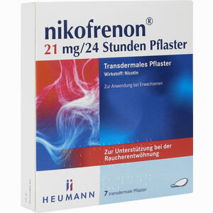 Nikofrenon 21 Mg/24 Stunden Pflaster 7 Stück - ab 8,00 €