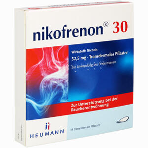 Nikofrenon 30 Heumann 52,5mg Pflaster Transdermal 14 Stück - ab 0,00 &euro;
