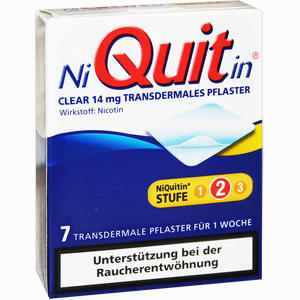 Niquitin Clear 14mg Pflaster Transdermal 7 Stück - ab 0,00 &euro;
