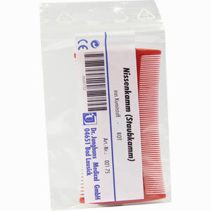 Nissenkamm Kunststoff Rot 1 Stück - ab 0,00 &euro;