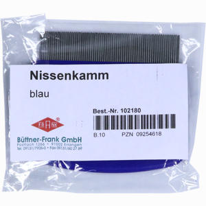 Nissenkamm Metall Blauer Griff 1 Stück - ab 3,13 €