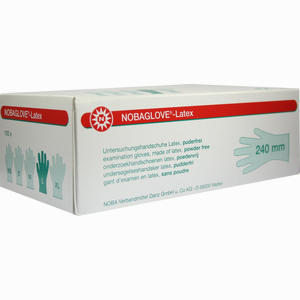Nobaglove Latex Puderfrei L Untersuchungshandschuh Handschuhe 100 Stück - ab 19,85 €