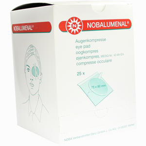 Nobalumenal 75x80mm Sterile Augenkompesse Kompressen 25 Stück - ab 11,65 €