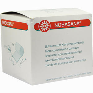 Nobasana Schaumstoff- Kompressionsbinde 2.5mx10cm Steril 0.3cm  1 Stück - ab 8,05 €