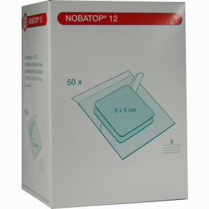 Nobatop 12 5x5cm Sterile Kompressen  50 Stück - ab 3,64 €