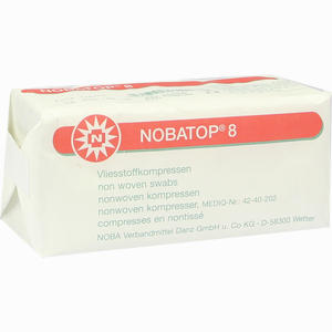 Nobatop 8 5x5cm Kompressen 100 Stück - ab 0,75 €