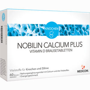 Nobilin Calcium Plus Vitamin D Brausetabletten  60 Stück - ab 0,00 €