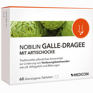 Nobilin Galle- Dragee mit Artischocke Tabletten 60 Stück - ab 0,00 €