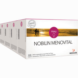 Nobilin Menovital Kapseln 4 x 120 Stück - ab 0,00 €