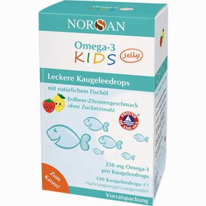Norsan Omega- 3 Kids Jelly 120er Vorratspackung Dragees 120 Stück - ab 0,00 €