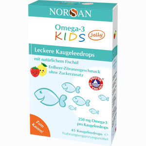 Norsan Omega- 3 Kids Jelly Dragees 45 Stück - ab 0,00 &euro;