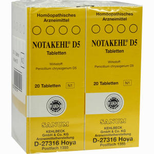 Notakehl D5 Tabletten 10 x 20 Stück - ab 83,99 €