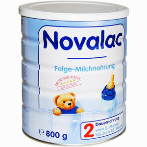 Novalac 2 Folge- Milchnahrung Pulver 800 g Novalac 2 Folge- Milchnahrung Pulver 800 g