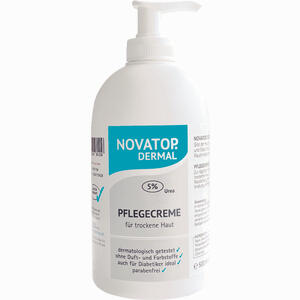 Novatop Dermal Pflegecreme 5% Urea  500 ml - ab 21,75 &euro;