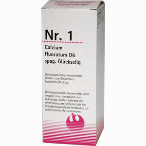 Nr. 1 Calcium Fluoratum D6 Spag. Glückselig Tropfen 100 ml - ab 0,00 €