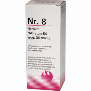 Nr. 8 Natrium Chloratum D6 Spag. Glückselig Tropfen 100 ml - ab 0,00 €