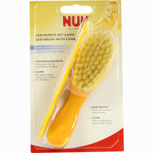 Nuk Babybürste mit Kamm (blisterkarte) 1 Stück - ab 4,00 €