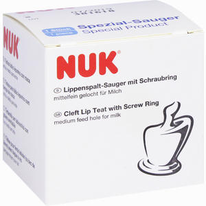Nuk Lippenspaltsauger mit Schraubring 1 Stück - ab 0,00 €