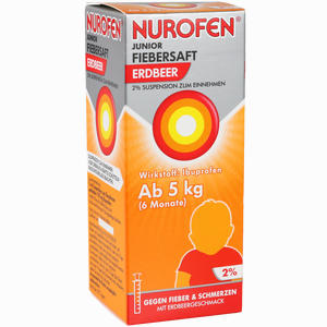 Nurofen Junior Fiebersaft Erdbeer 2% Suspension 100 ml - ab 0,00 &euro;