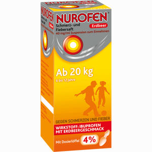 Nurofen Schmerz- und Fiebersaft Erdbeer 40mg/ml Suspension  150 ml