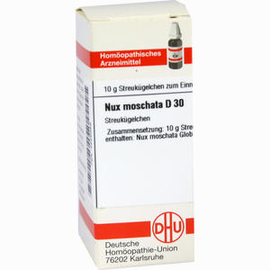 Nux Moschata D30 Globuli 10 g - ab 7,77 €