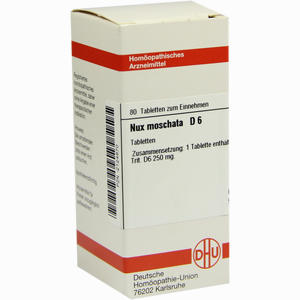 Nux Moschata D6 Tabletten 80 Stück - ab 8,40 €