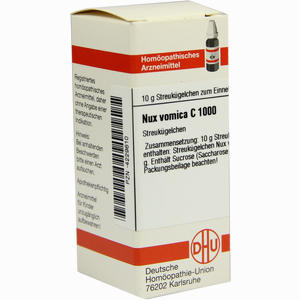 Nux Vomica C1000 Globuli 10 g - ab 30,99 €