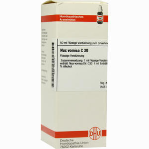 Nux Vomica C30 Dilution 50 ml - ab 0,00 €