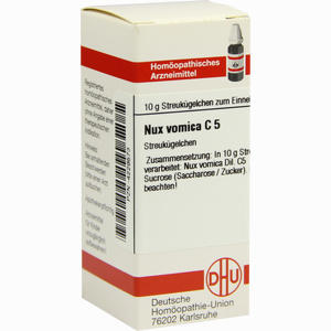 Nux Vomica C5 Globuli 10 g - ab 7,30 €