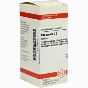 Nux Vomica C5 Tabletten 80 Stück - ab 0,00 €
