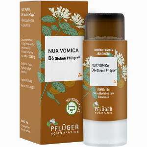 Nux Vomica D 6 Globuli Pflüger Globulispender 10 g - ab 5,38 &euro;