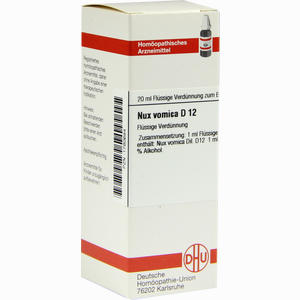 Nux Vomica D12 Dilution DHU-Arzneimittel GmbH & Co. KG 20 ml - ab 8,00 &euro;