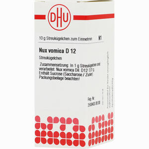 Abbildung von Nux Vomica D12 Globuli 10 g