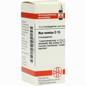 Nux Vomica D15 Globuli 10 g - ab 0,00 €