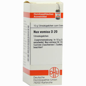 Nux Vomica D20 Globuli 10 g - ab 7,48 €