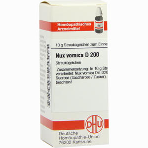 Nux Vomica D200 Globuli DHU-Arzneimittel GmbH & Co. KG 10 g - ab 11,59 €