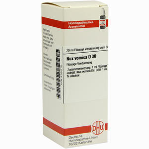 Nux Vomica D30 Dilution DHU-Arzneimittel GmbH & Co. KG 20 ml - ab 9,11 &euro;