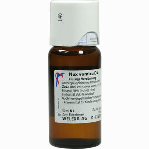 Nux Vomica D4 Dilution WELEDA 50 ml - ab 0,00 &euro;