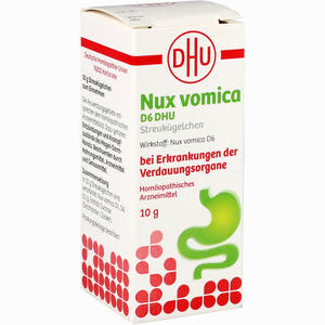 Nux Vomica D6 Dhu bei Erkrankungen der Verdauungsorgane 10 g - ab 6,97 €