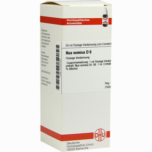Nux Vomica D6 Dilution DHU-Arzneimittel GmbH & Co. KG 50 ml - ab 0,00 &euro;