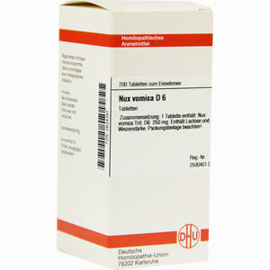 Nux Vomica D6 Tabletten 200 Stück - ab 0,00 €