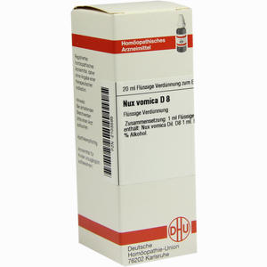 Nux Vomica D8 Dilution 20 ml - ab 0,00 €