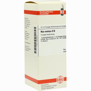 Nux Vomica D8 Dilution 50 ml - ab 0,00 &euro;