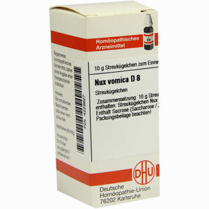 Nux Vomica D8 Globuli 10 g - ab 0,00 &euro;