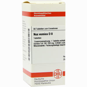 Nux Vomica D8 Tabletten 80 Stück - ab 8,40 €