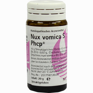 Nux Vomica S Phcp Globuli 20 g - ab 7,91 €