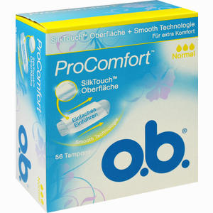 O.b. Procomfort Normal Tampon 56 Stück - ab 0,00 €
