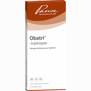 Obatri- Injektopas Ampullen 10 Stück - ab 11,22 €